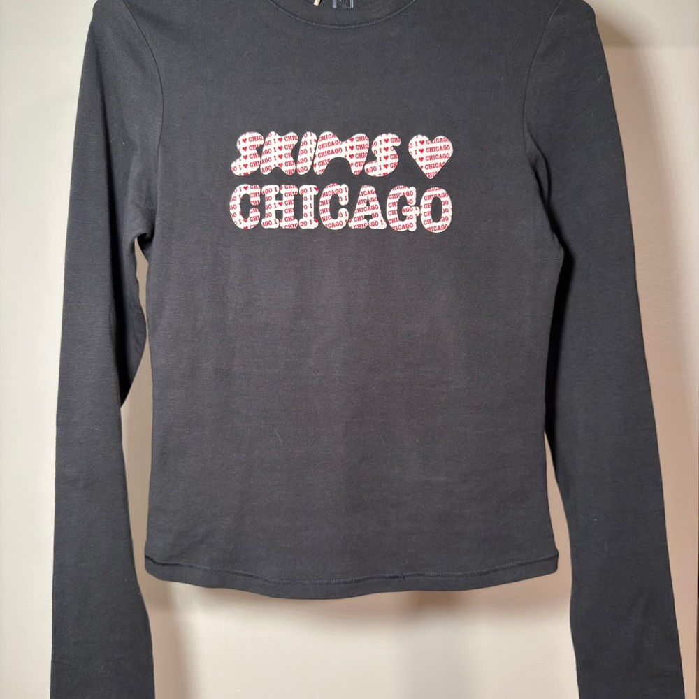 SKIMS Chicago Exclusive Long Sleeve Tee Size S Limited Edition Kim Kardashian